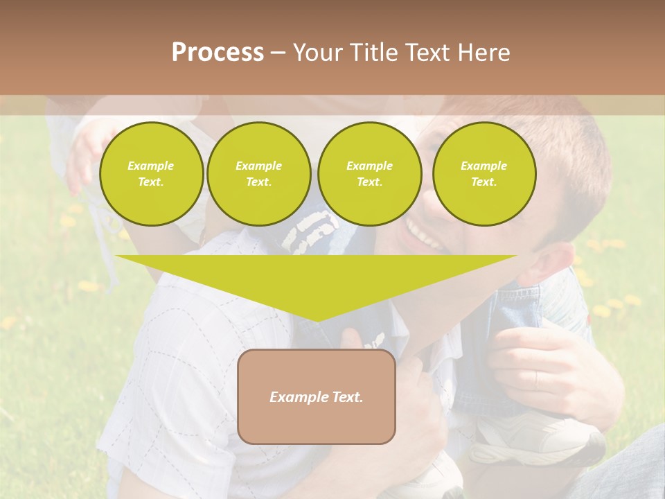 Laughing White Grass PowerPoint Template