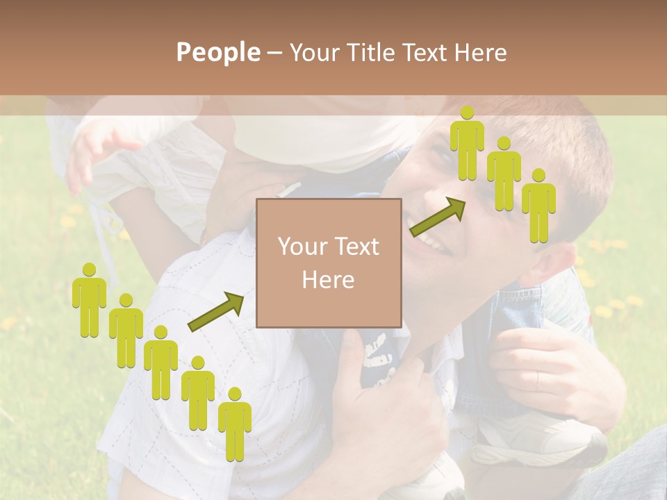 Laughing White Grass PowerPoint Template