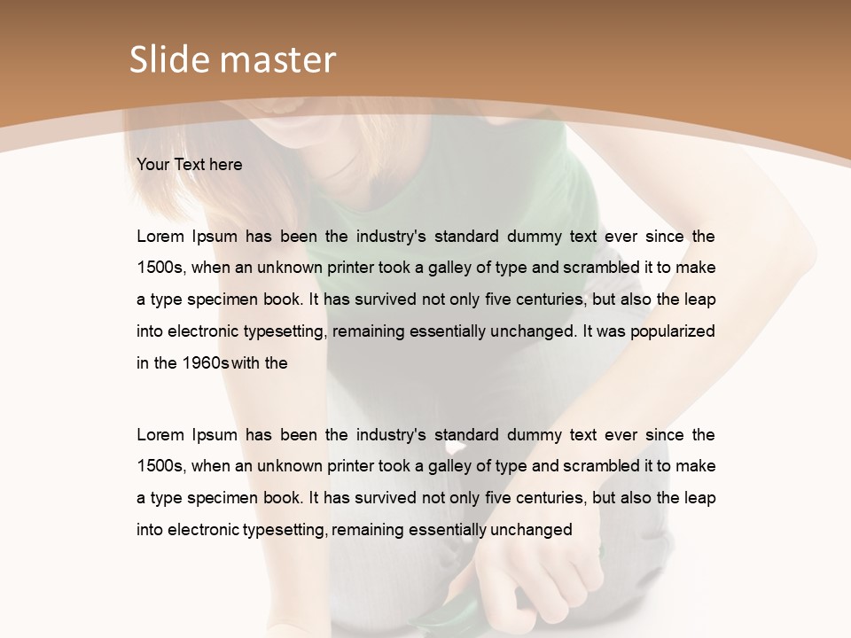 Wall Wife Interior PowerPoint Template