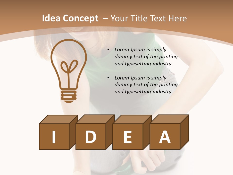 Wall Wife Interior PowerPoint Template