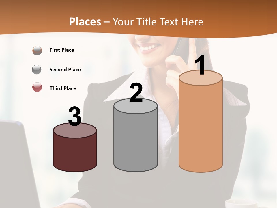 Caucasian Cutout Employment PowerPoint Template