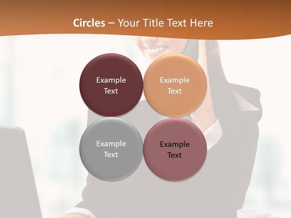 Caucasian Cutout Employment PowerPoint Template