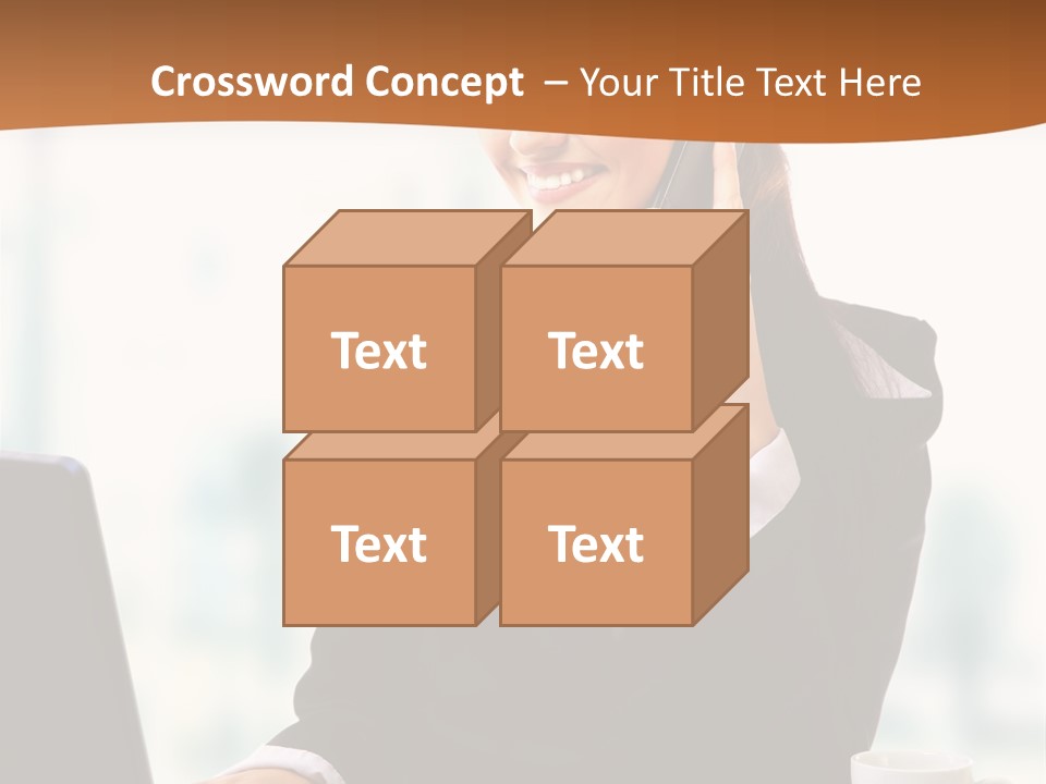 Caucasian Cutout Employment PowerPoint Template