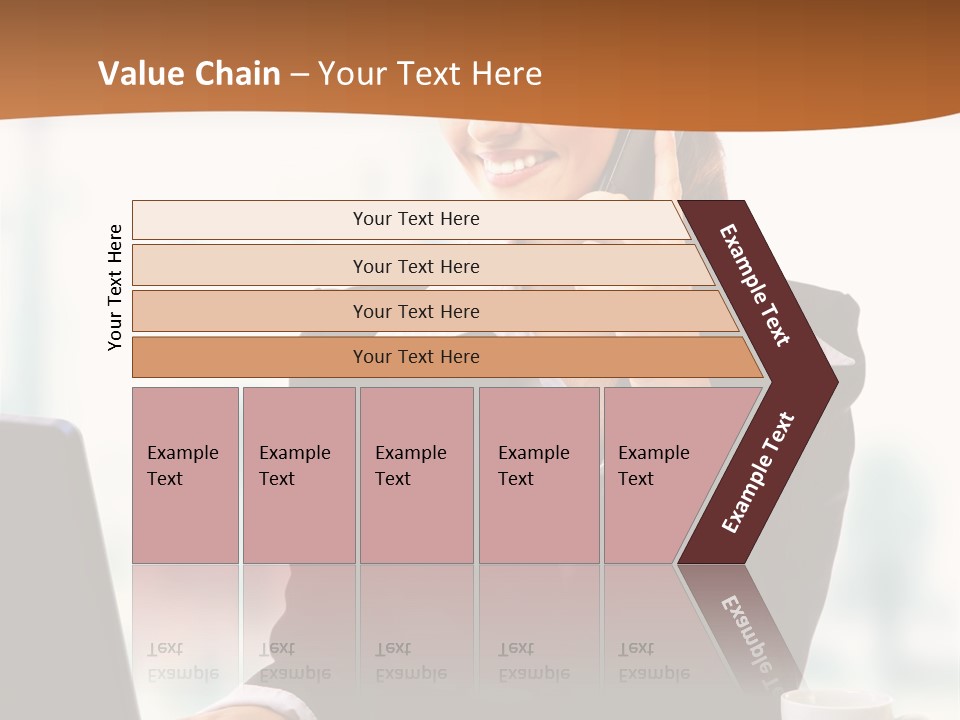Caucasian Cutout Employment PowerPoint Template