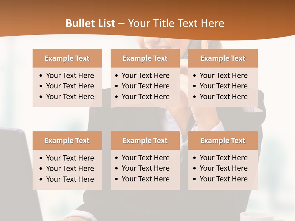 Caucasian Cutout Employment PowerPoint Template