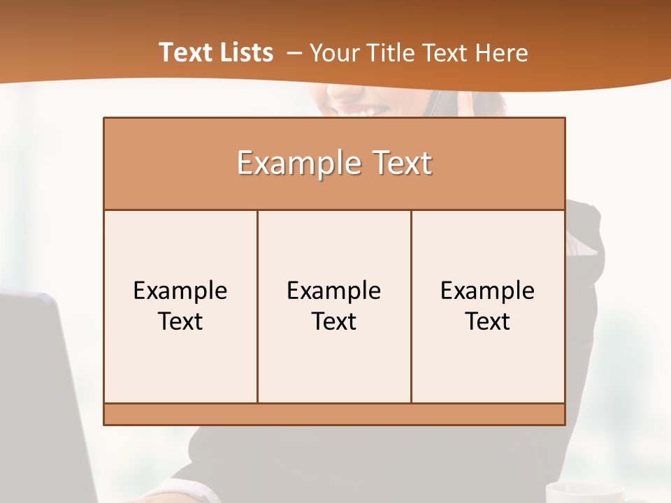 Caucasian Cutout Employment PowerPoint Template