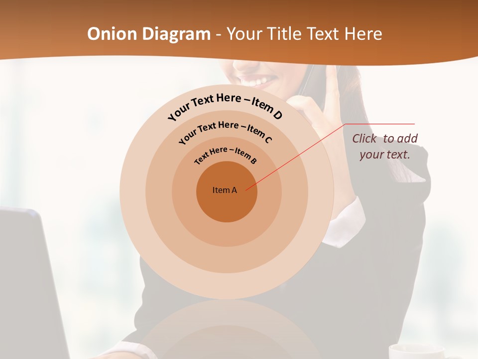 Caucasian Cutout Employment PowerPoint Template