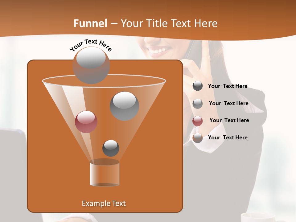 Caucasian Cutout Employment PowerPoint Template
