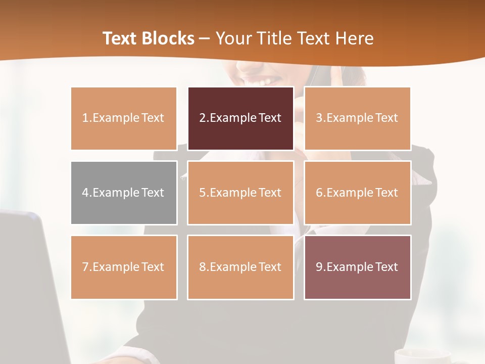 Caucasian Cutout Employment PowerPoint Template