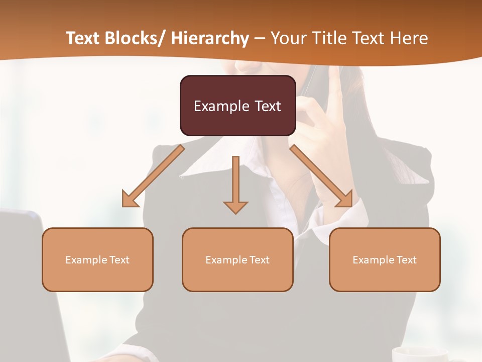 Caucasian Cutout Employment PowerPoint Template
