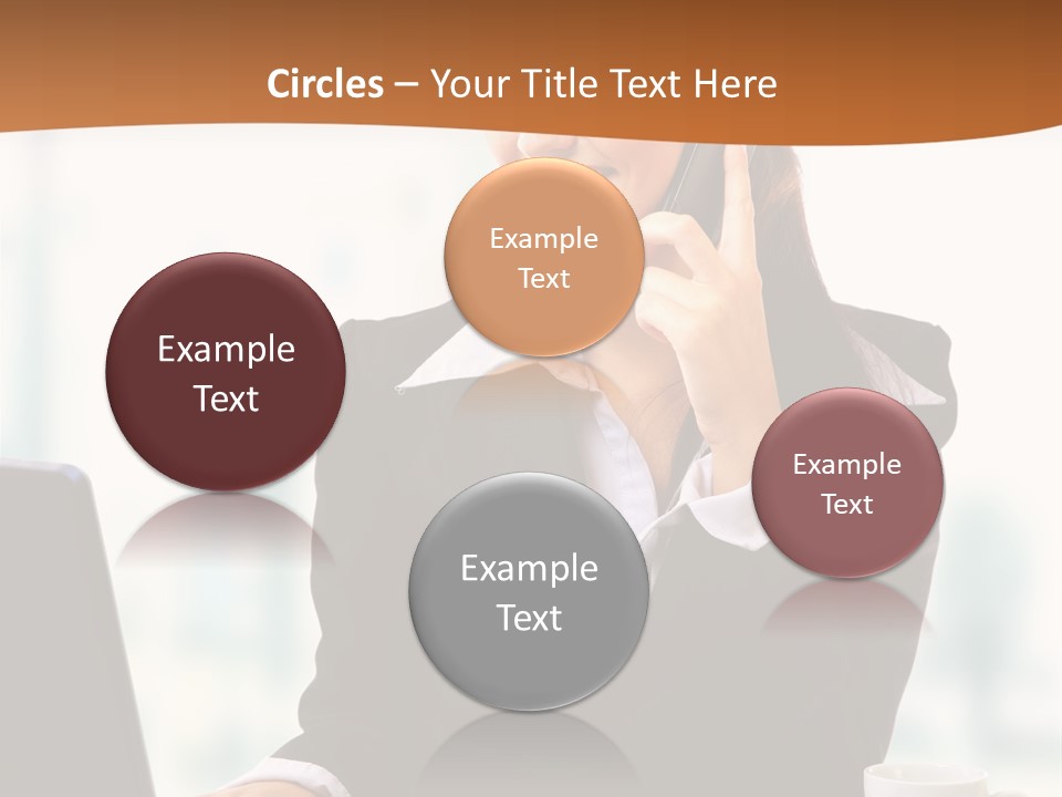 Caucasian Cutout Employment PowerPoint Template