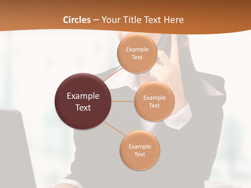 Caucasian Cutout Employment PowerPoint Template