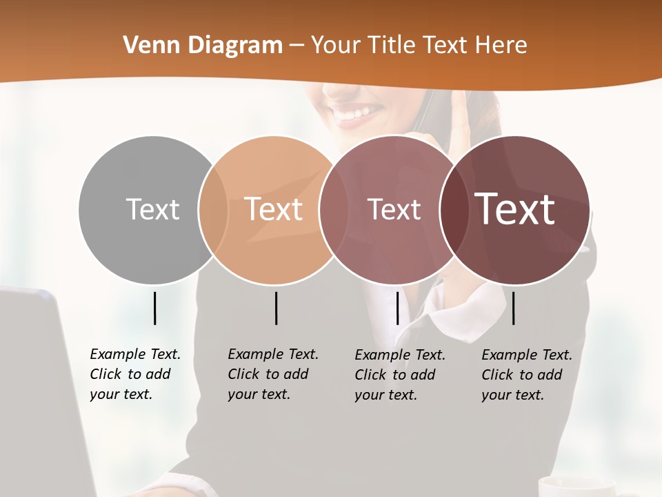 Caucasian Cutout Employment PowerPoint Template