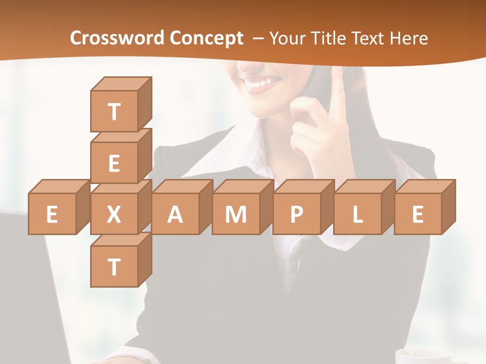 Caucasian Cutout Employment PowerPoint Template