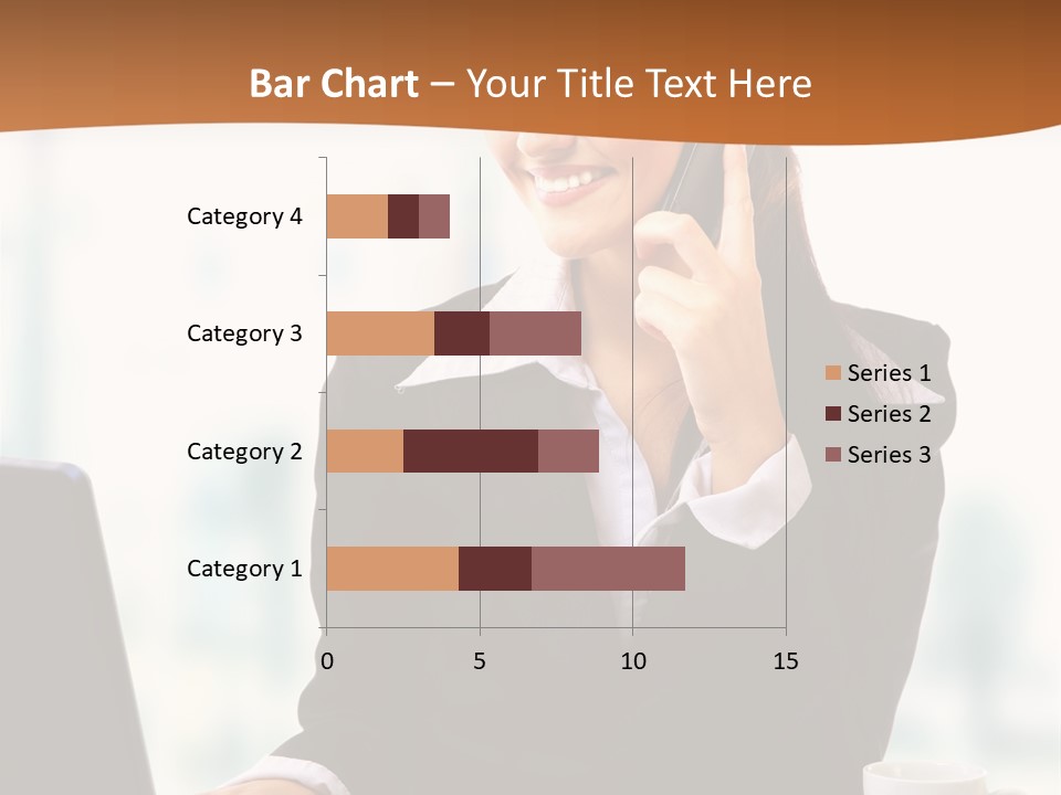 Caucasian Cutout Employment PowerPoint Template