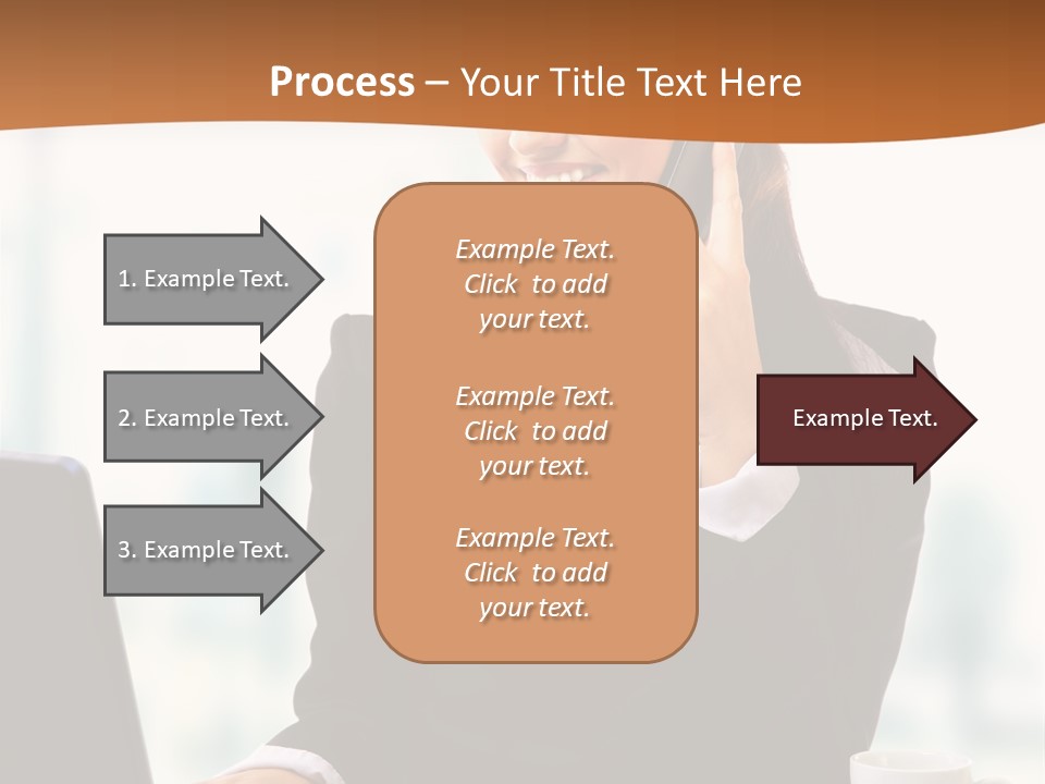 Caucasian Cutout Employment PowerPoint Template