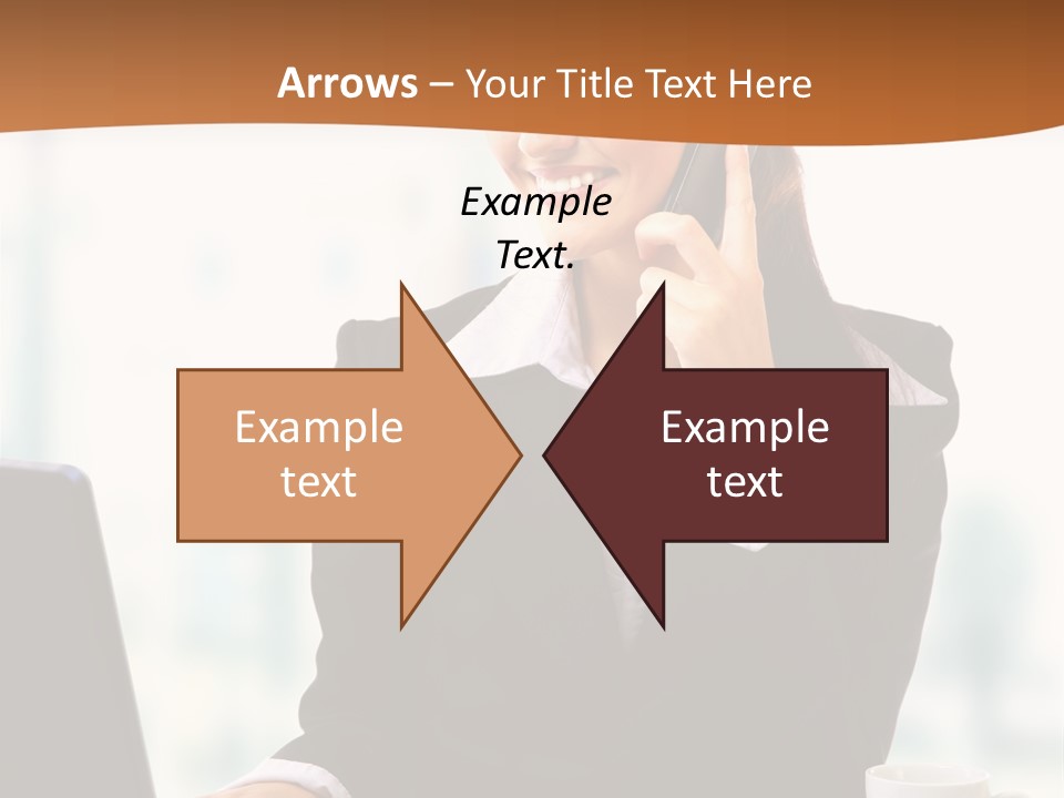 Caucasian Cutout Employment PowerPoint Template