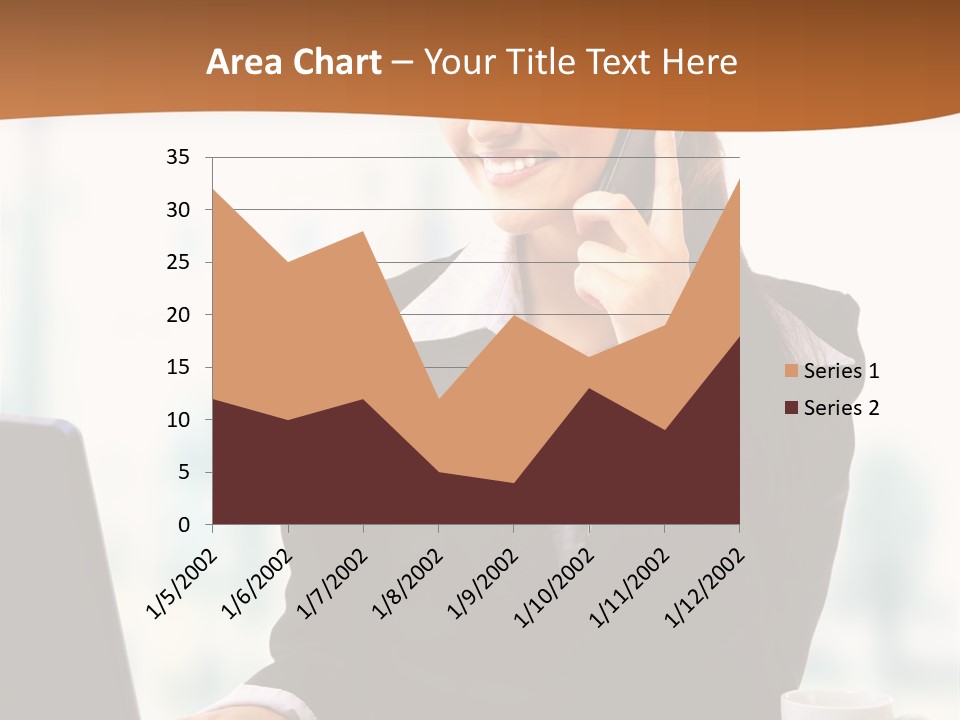 Caucasian Cutout Employment PowerPoint Template