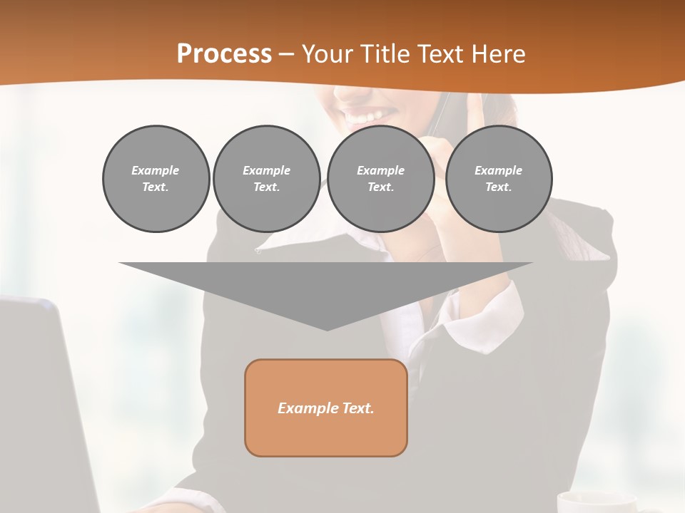 Caucasian Cutout Employment PowerPoint Template
