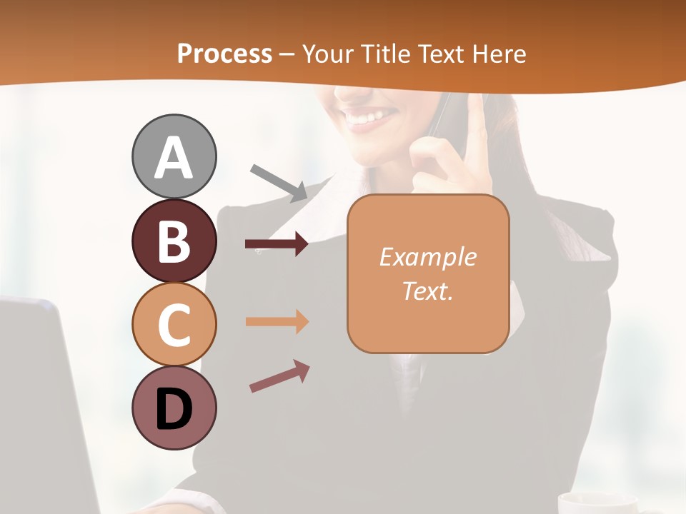 Caucasian Cutout Employment PowerPoint Template
