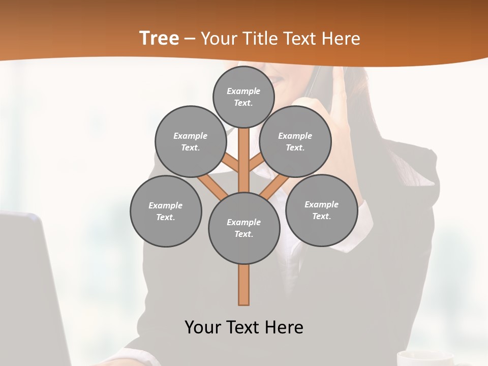 Caucasian Cutout Employment PowerPoint Template