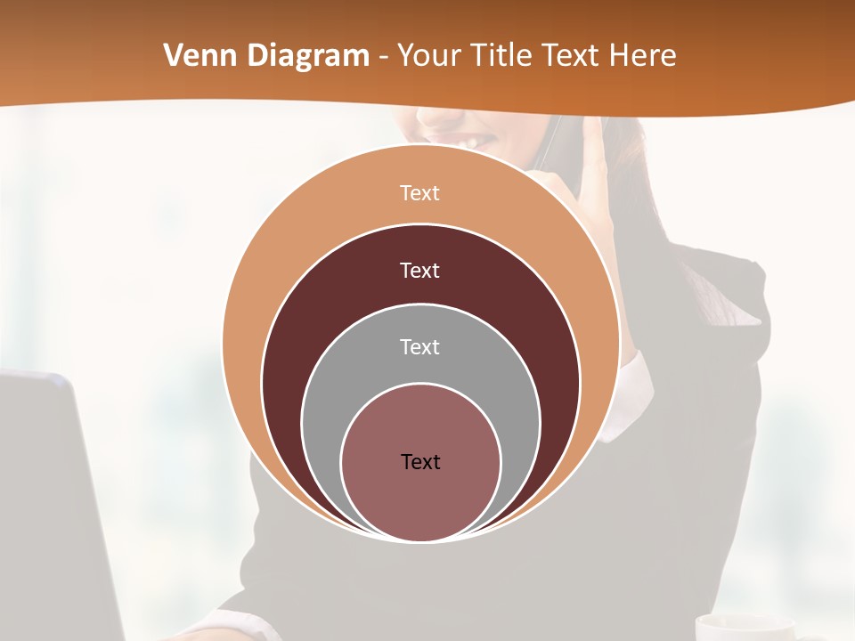 Caucasian Cutout Employment PowerPoint Template