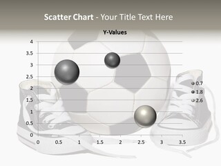 Soccer Ball Shoe Pattern PowerPoint Template