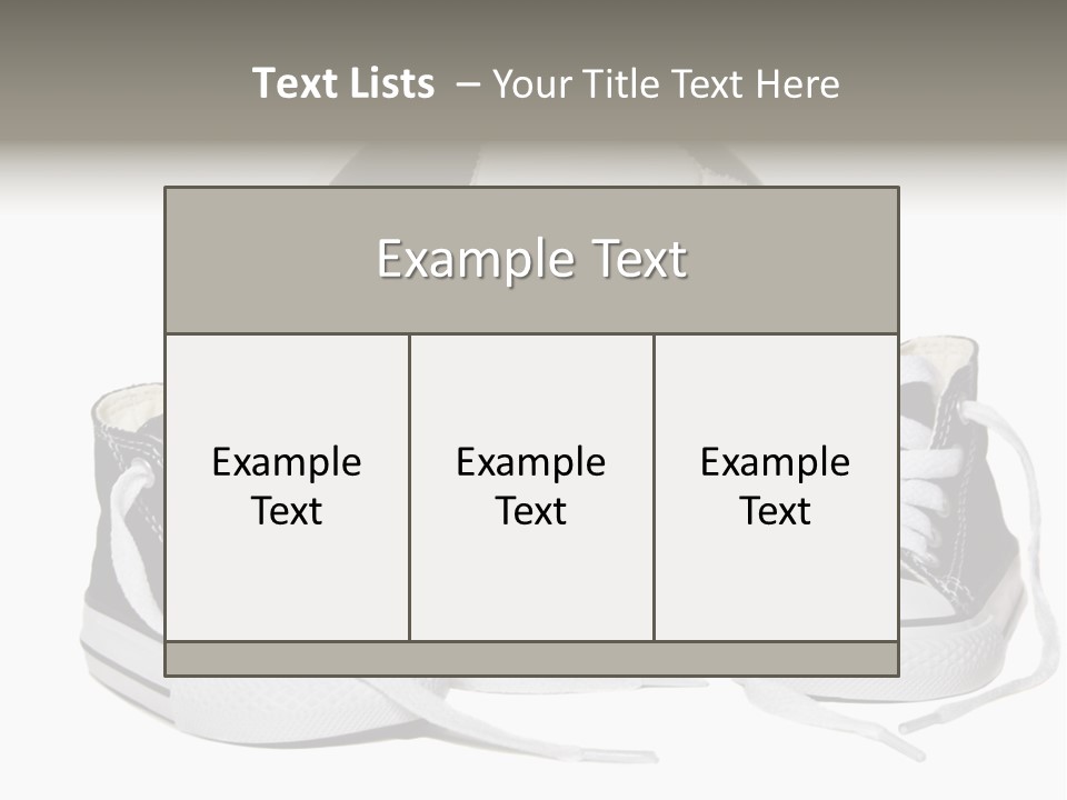 Soccer Ball Shoe Pattern PowerPoint Template