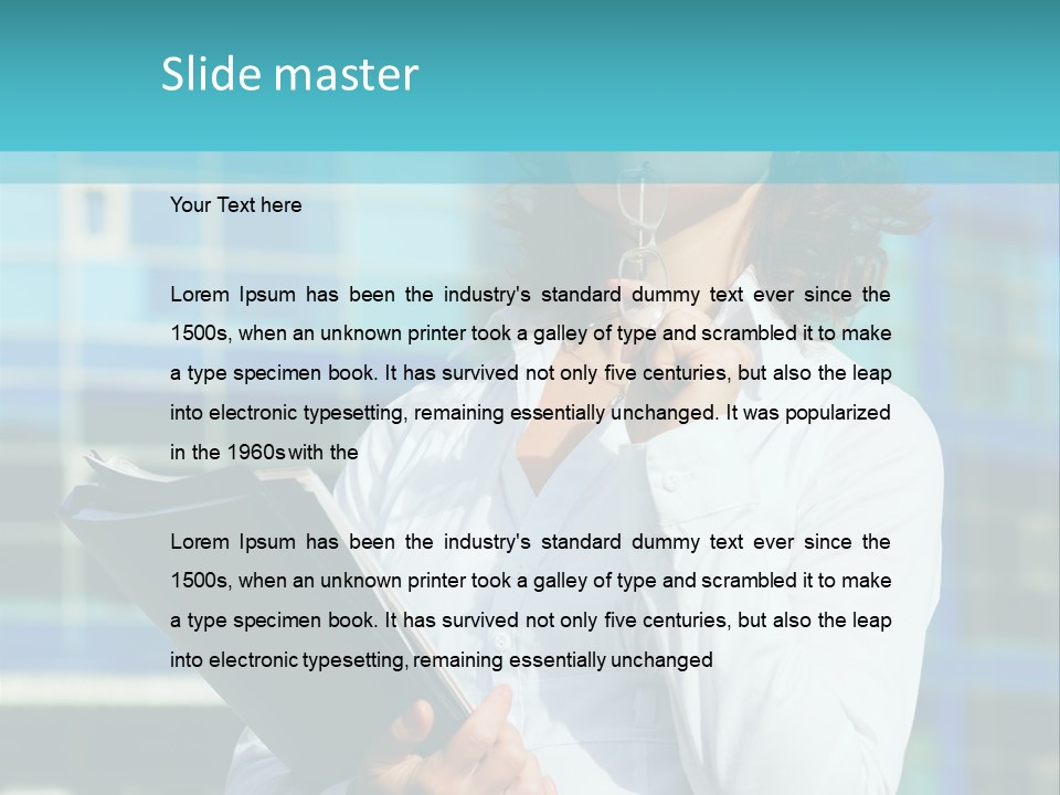 Job Executive Young PowerPoint Template