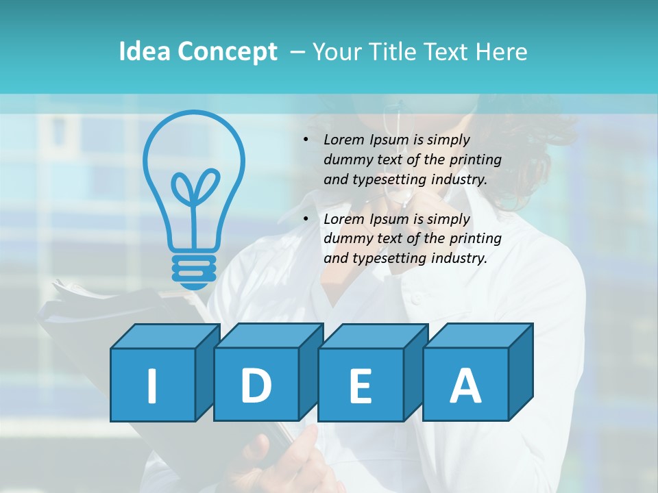 Job Executive Young PowerPoint Template