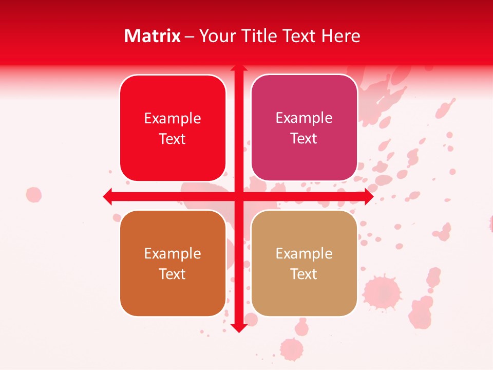 Drip Paint Texture PowerPoint Template