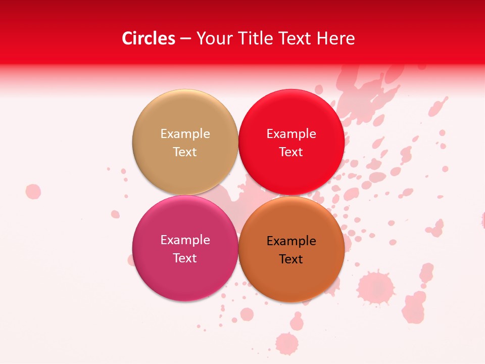 Drip Paint Texture PowerPoint Template