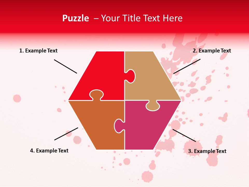 Drip Paint Texture PowerPoint Template