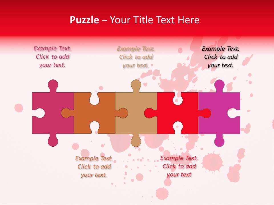 Drip Paint Texture PowerPoint Template