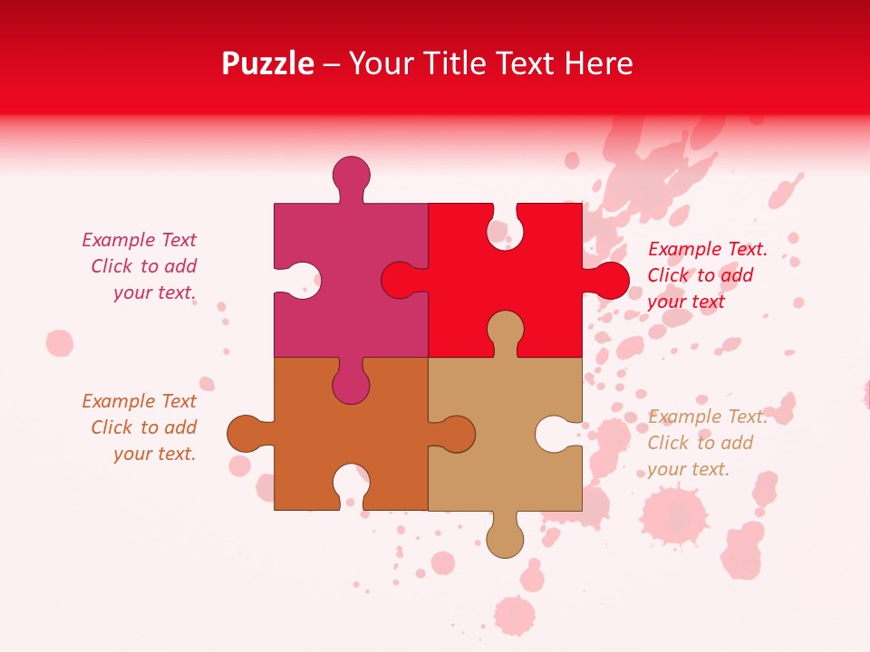 Drip Paint Texture PowerPoint Template