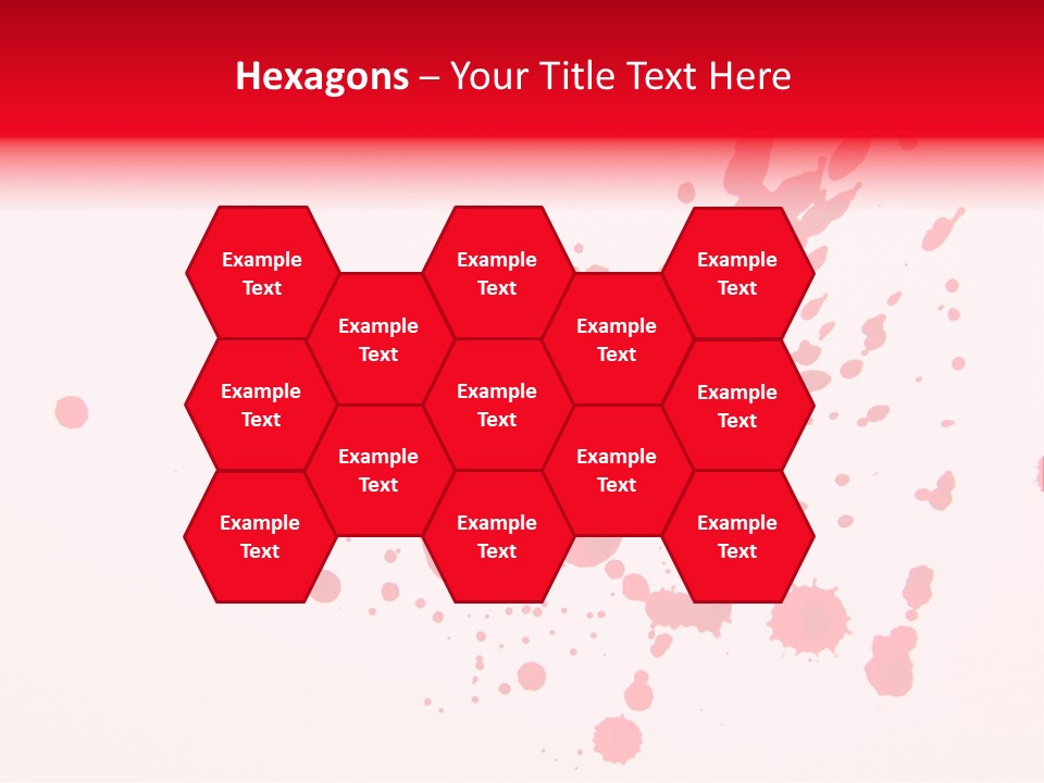 Drip Paint Texture PowerPoint Template