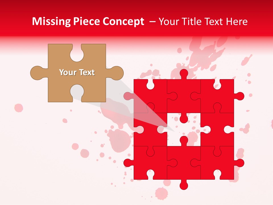 Drip Paint Texture PowerPoint Template