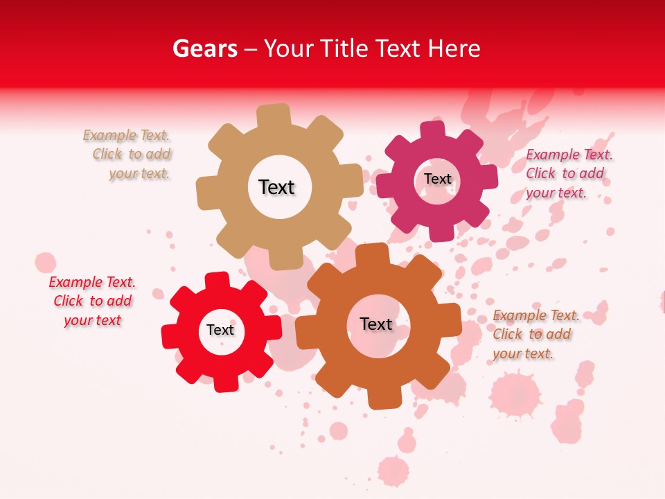 Drip Paint Texture PowerPoint Template