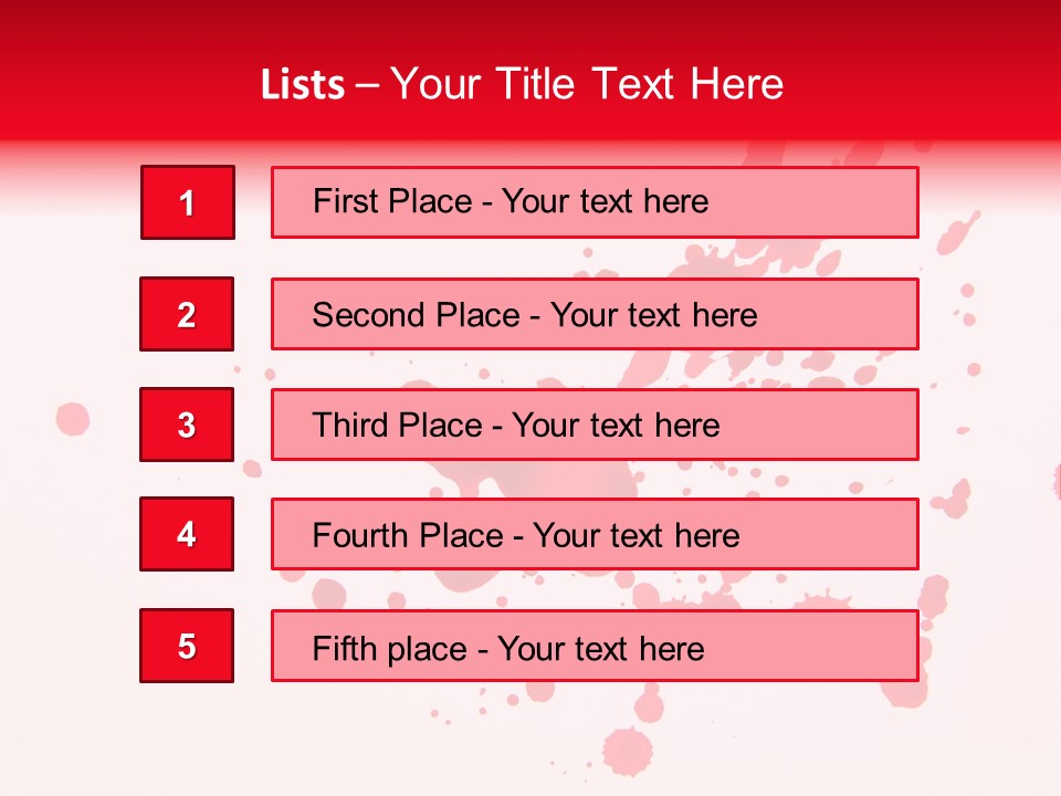 Drip Paint Texture PowerPoint Template