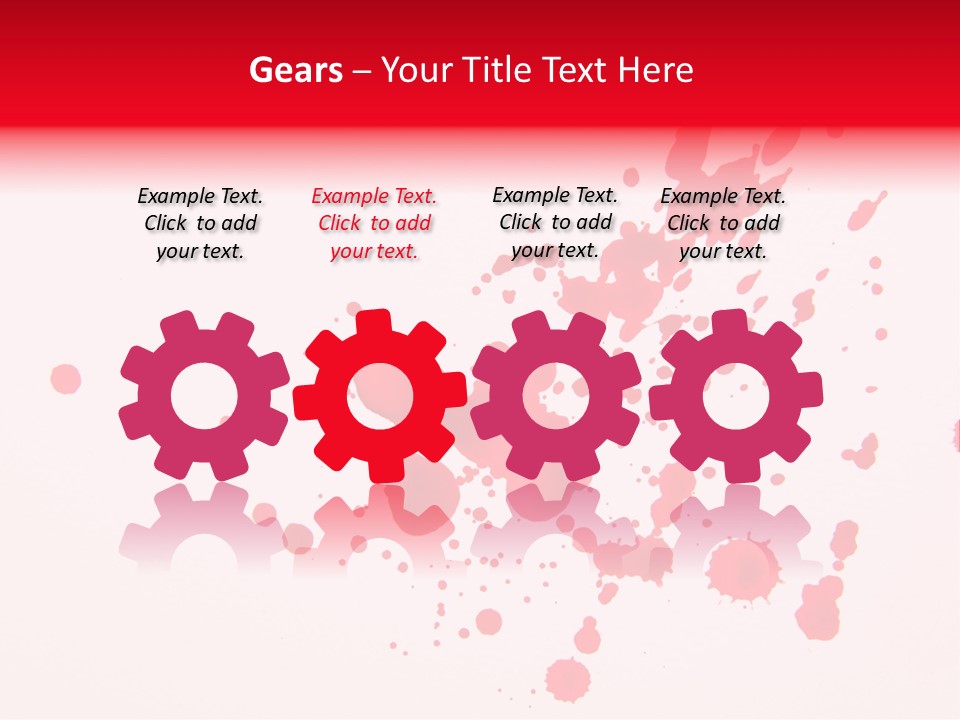 Drip Paint Texture PowerPoint Template