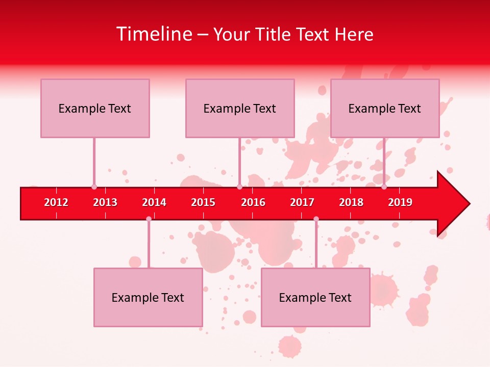 Drip Paint Texture PowerPoint Template