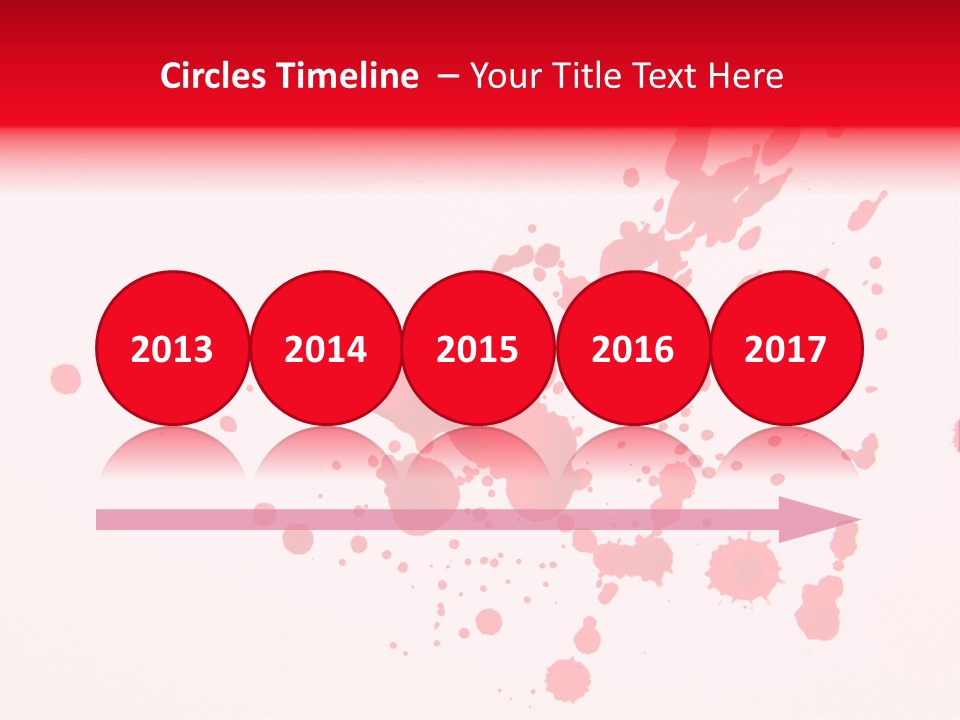 Drip Paint Texture PowerPoint Template