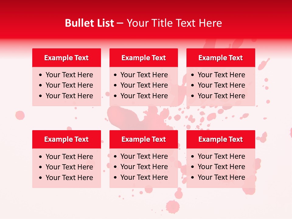 Drip Paint Texture PowerPoint Template