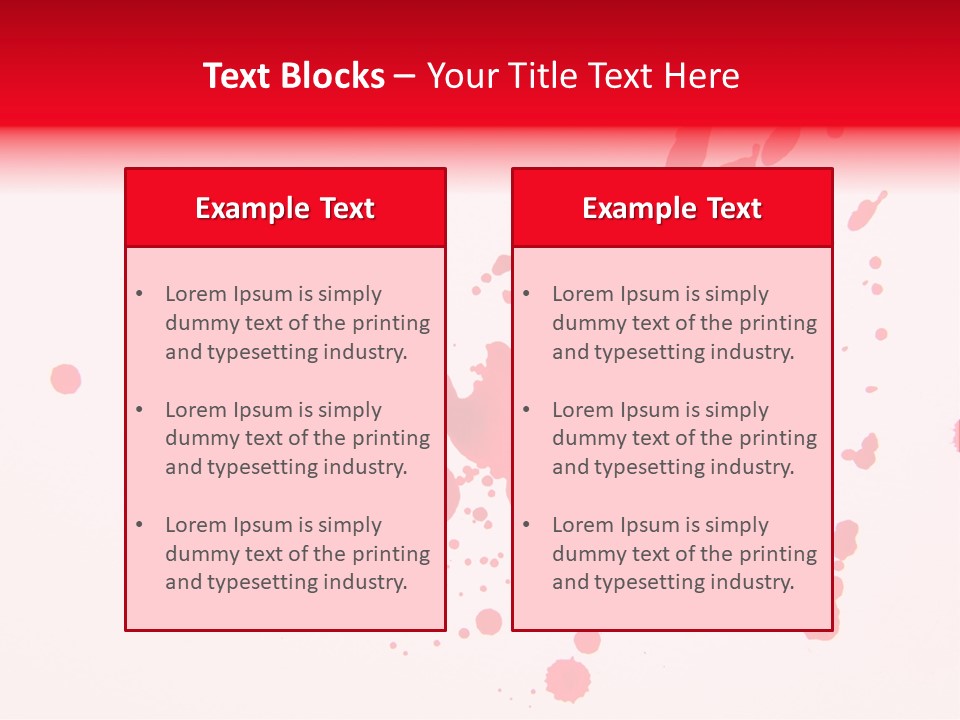 Drip Paint Texture PowerPoint Template