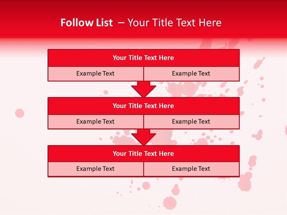 Drip Paint Texture PowerPoint Template