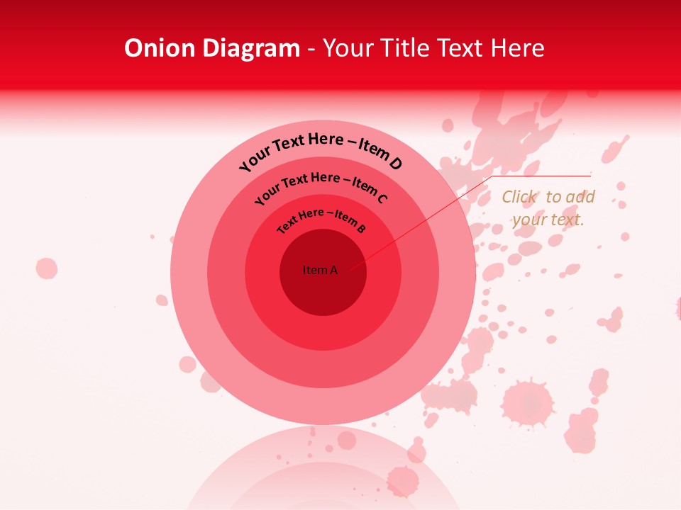 Drip Paint Texture PowerPoint Template