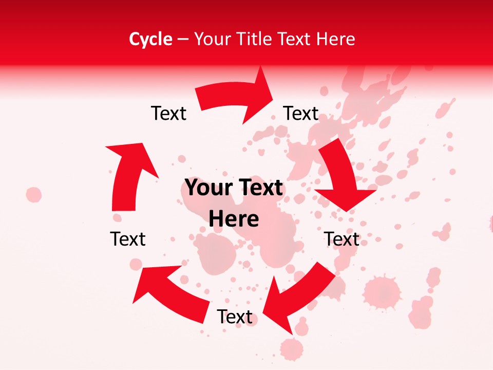 Drip Paint Texture PowerPoint Template