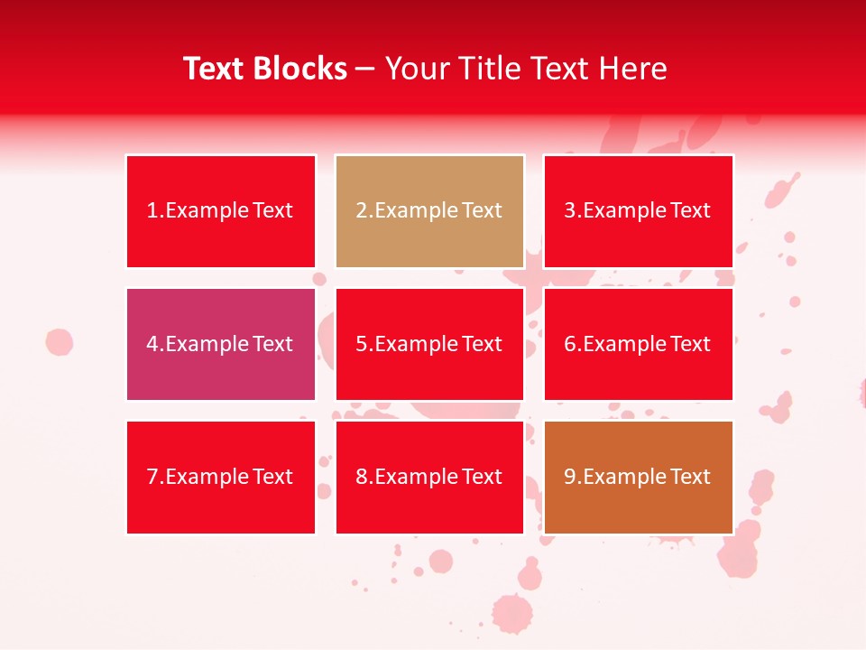 Drip Paint Texture PowerPoint Template