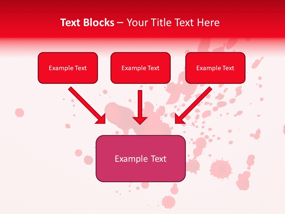 Drip Paint Texture PowerPoint Template