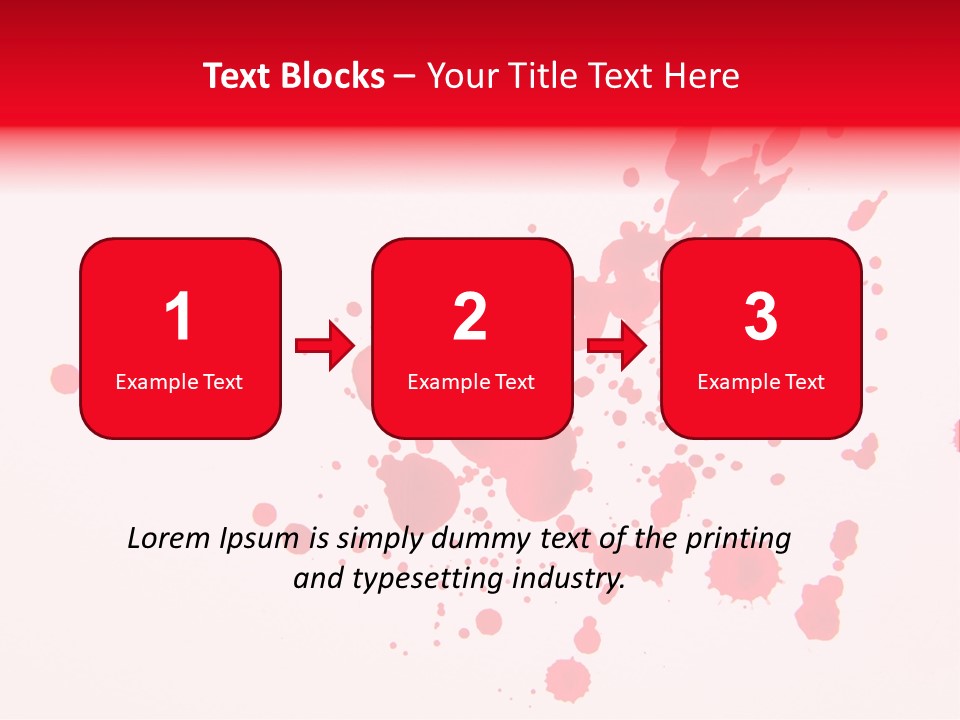 Drip Paint Texture PowerPoint Template